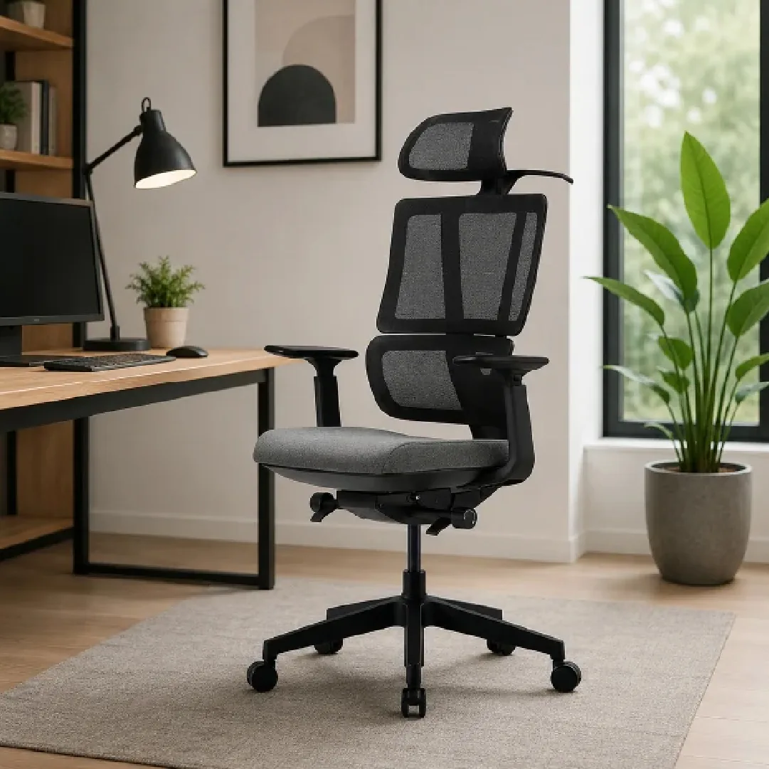 G2-1 Mesh High-Back Chair with Adjustable Headrest Saudi Arabia 2